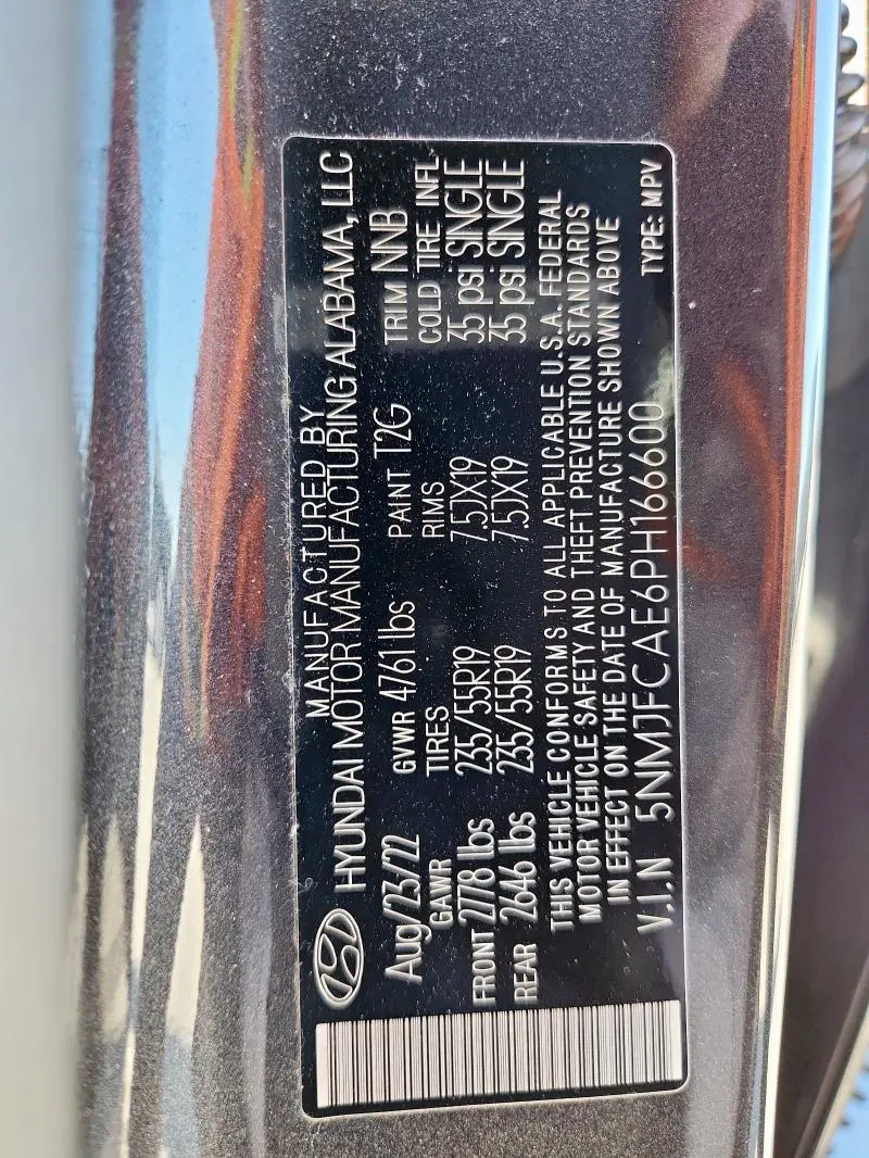 2023 HYUNDAI TUCSON SEL  