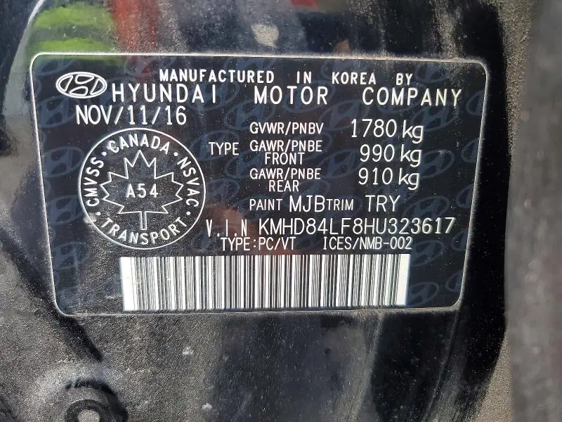 2017 HYUNDAI ELANTRA SE  