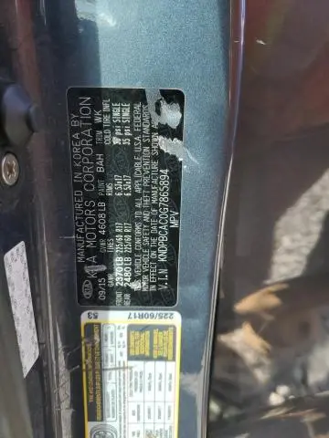 2016 KIA SPORTAGE LX  