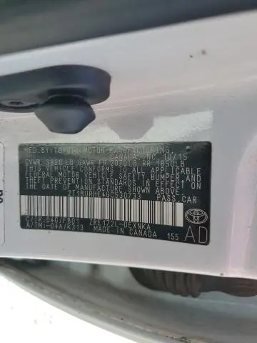 2016 TOYOTA COROLLA L