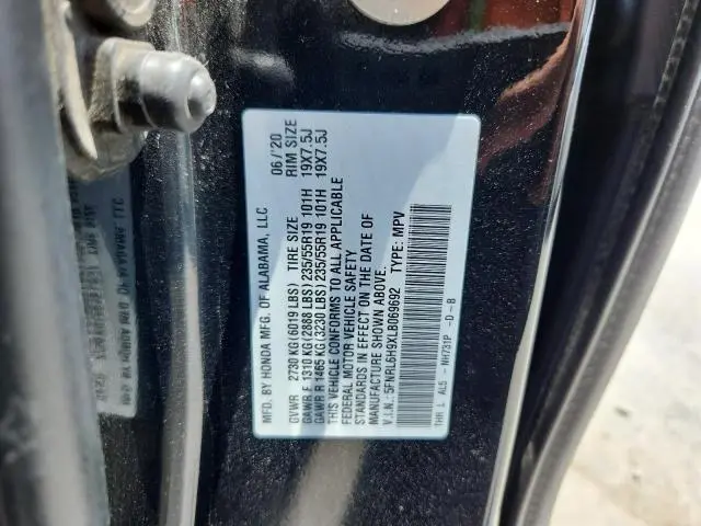 2020 HONDA ODYSSEY ELITE  
