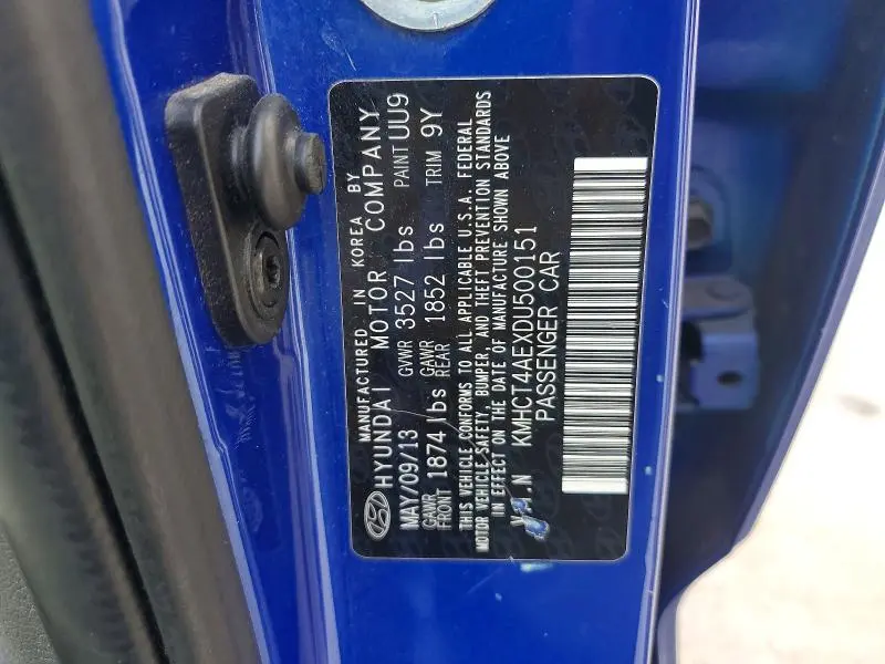 2013 HYUNDAI ACCENT GLS  