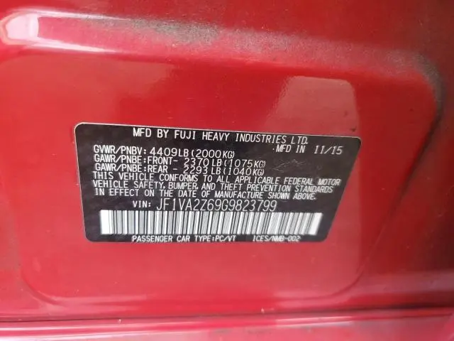 2016 SUBARU WRX STI LIMITED  