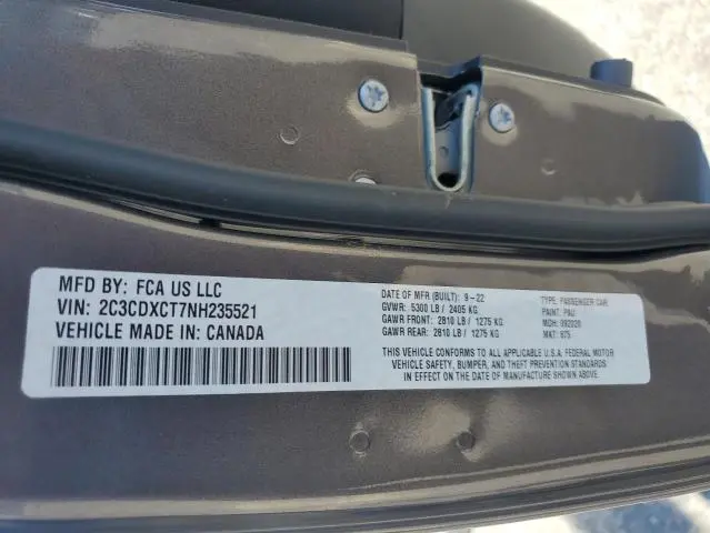 2022 DODGE CHARGER R/T  