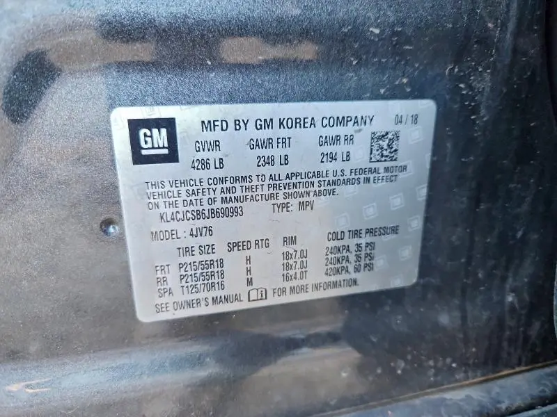 2018 BUICK ENCORE ESSENCE  