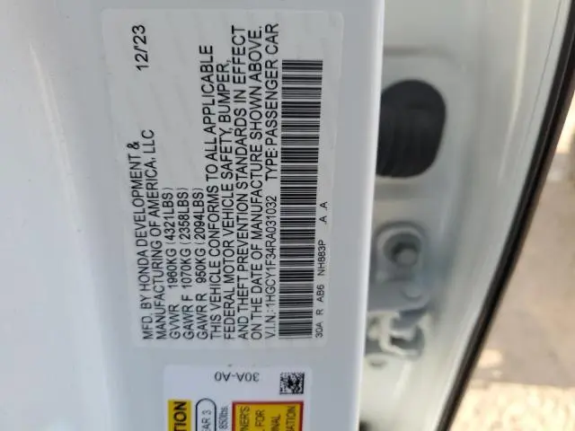 2024 HONDA ACCORD EX  