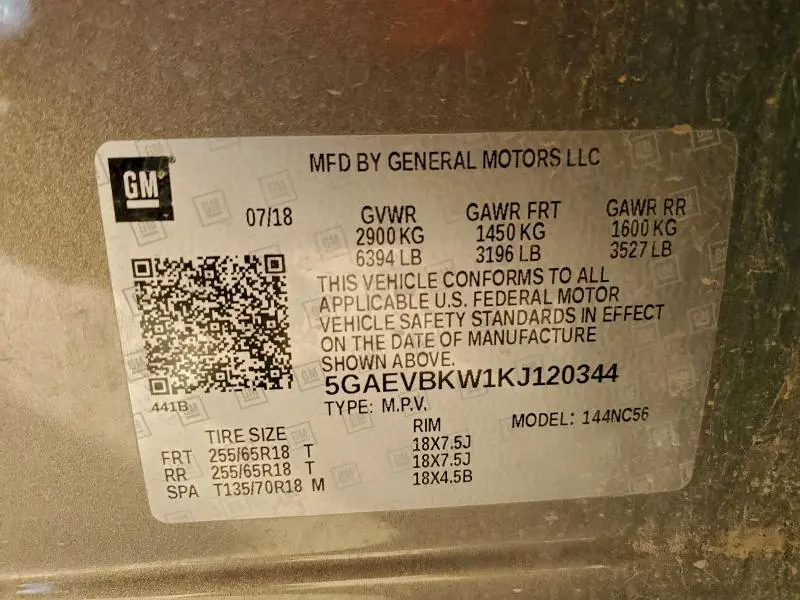 2019 BUICK ENCLAVE PREMIUM  