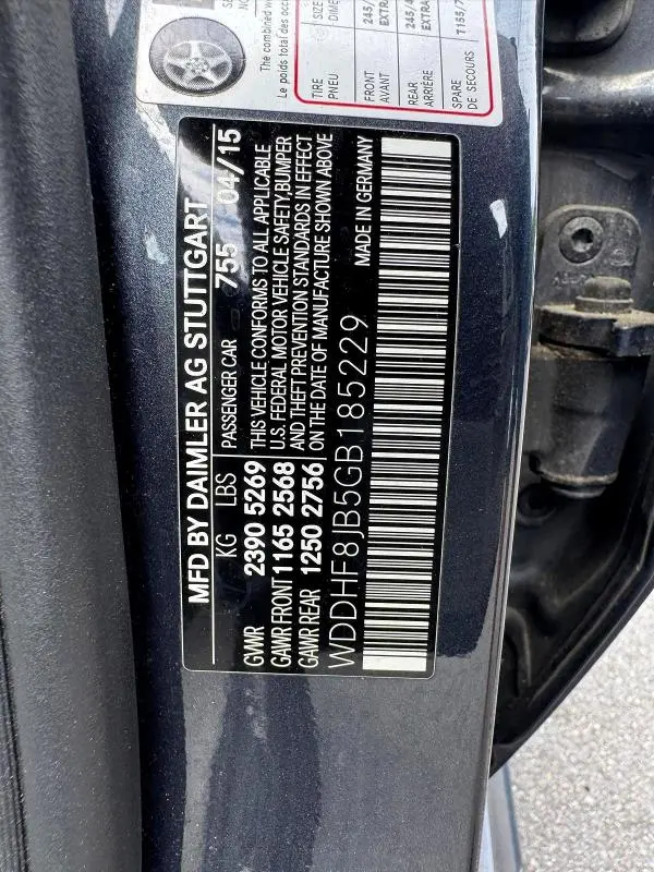 2016 MERCEDES-BENZ E 350 4MATIC  