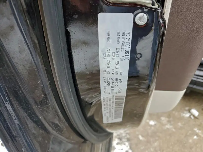 2018 CHRYSLER PACIFICA TOURING L PLUS  