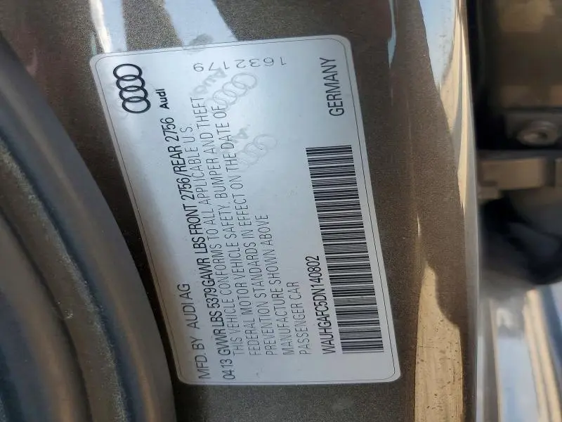 2013 AUDI A6 PRESTIGE  