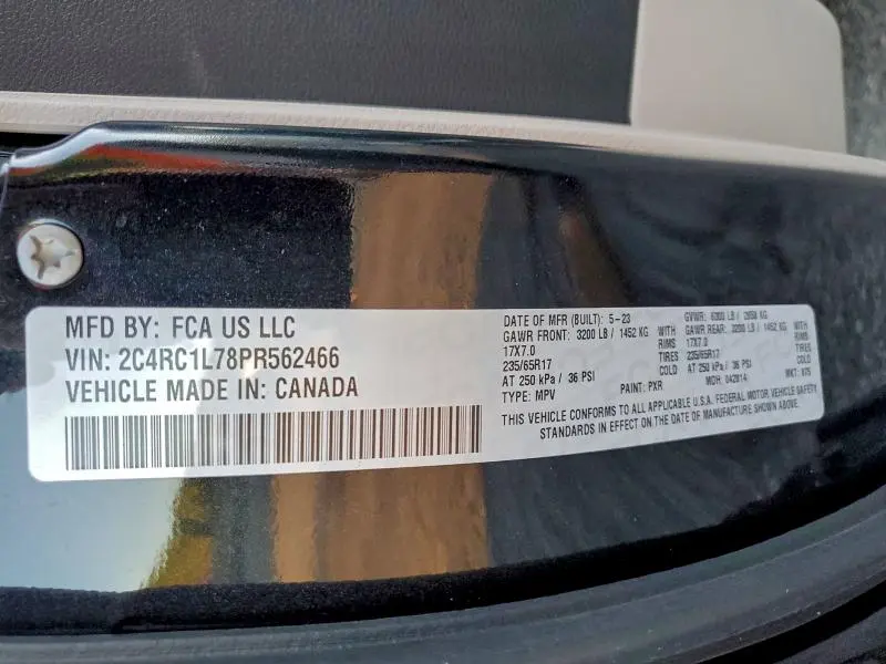 2023 CHRYSLER PACIFICA HYBRID TOURING L  