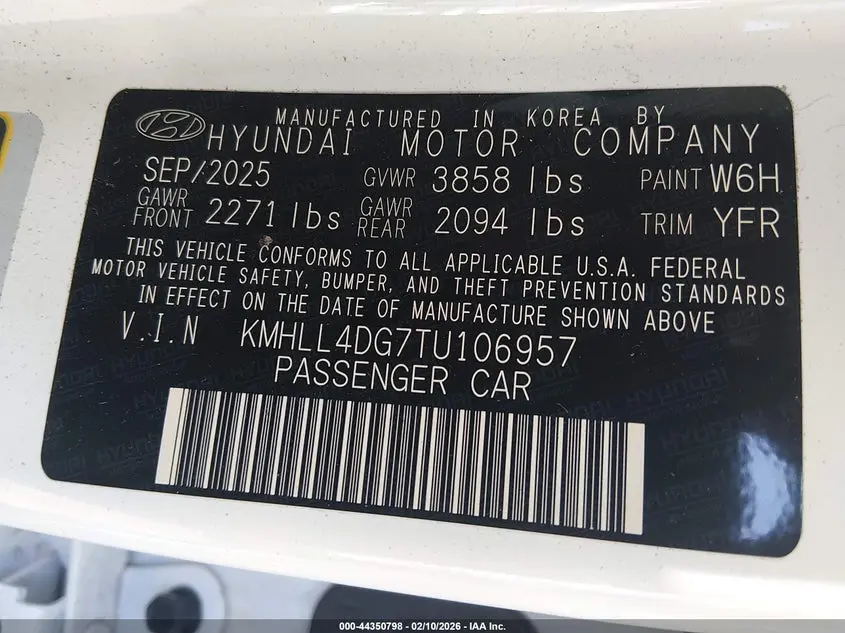 2026 HYUNDAI ELANTRA SE