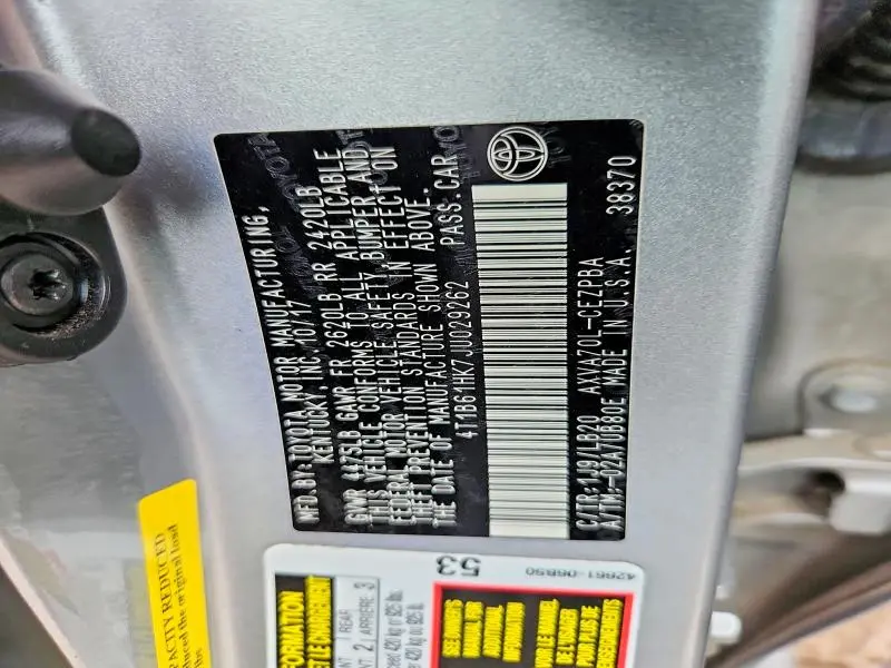 2018 TOYOTA CAMRY XSE  