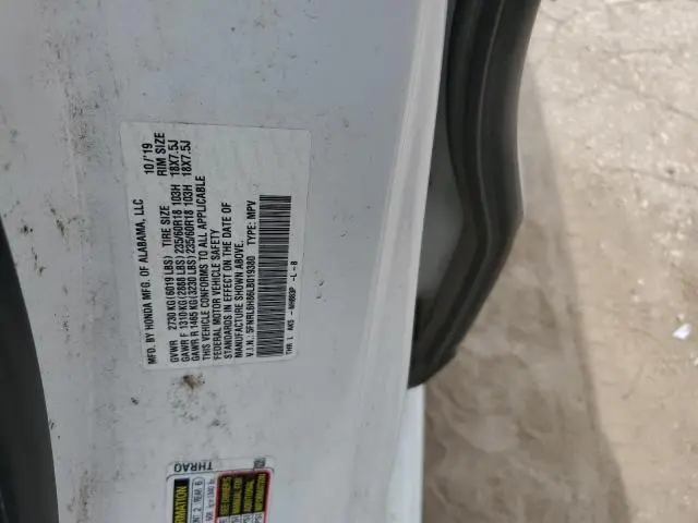 2020 HONDA ODYSSEY TOURING  