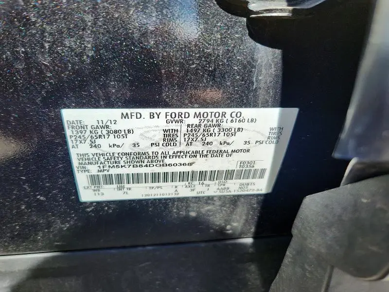 2013 FORD EXPLORER   