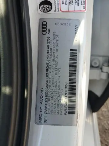 2015 AUDI A6 PREMIUM PLUS  