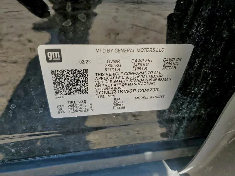 2023 CHEVROLET TRAVERSE RS  