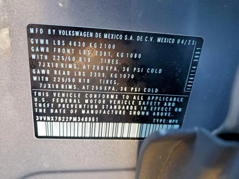 2023 VOLKSWAGEN TAOS SE  