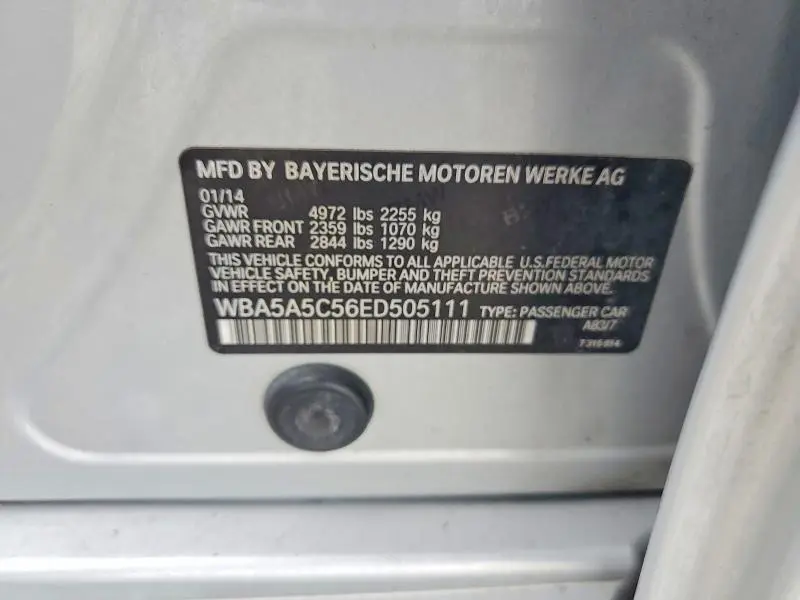 2014 BMW 528 I  