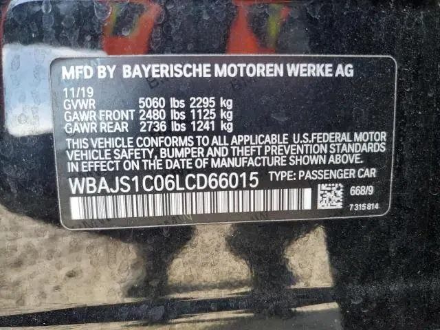 2020 BMW 540 I