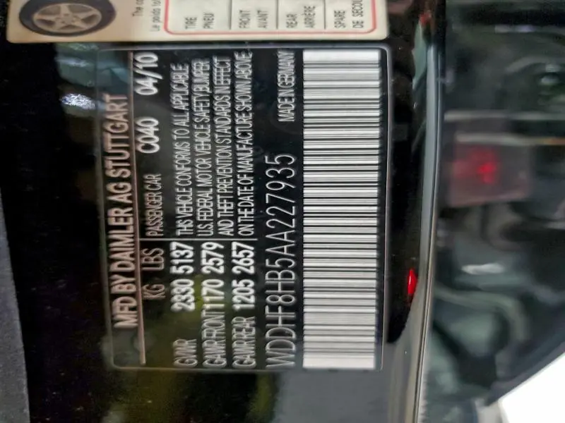 2010 MERCEDES-BENZ E 350 4MATIC  