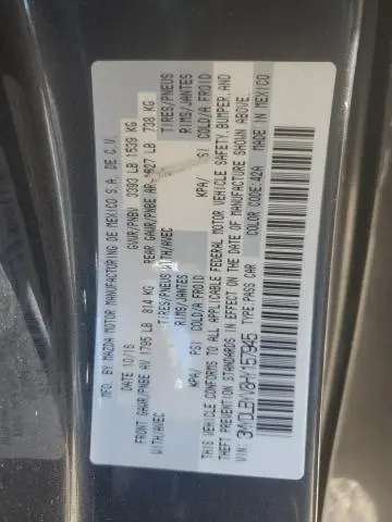 2017 TOYOTA YARIS IA   