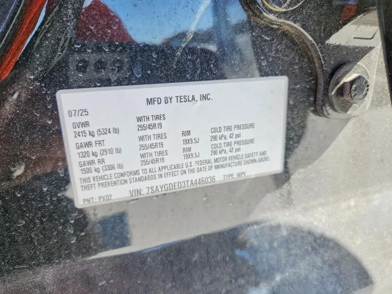 2026 TESLA MODEL Y   