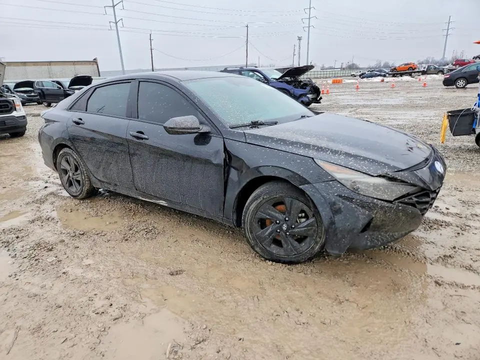 2023 HYUNDAI ELANTRA HYBRID 4D SEDAN BLUE