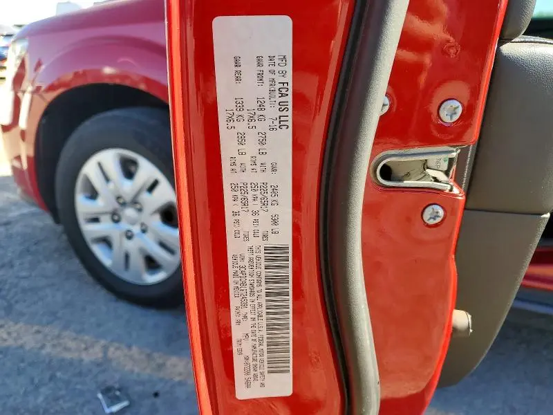 2016 DODGE JOURNEY SE  