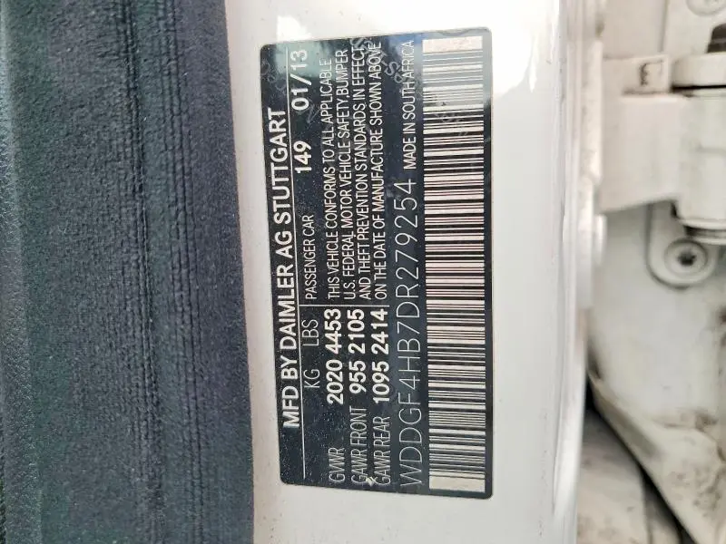 2013 MERCEDES-BENZ C 250  