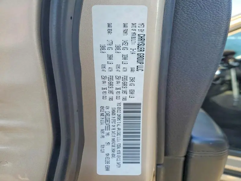 2014 DODGE DURANGO LIMITED  