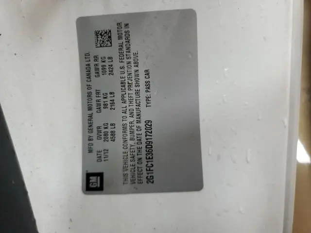 2013 CHEVROLET CAMARO LT  