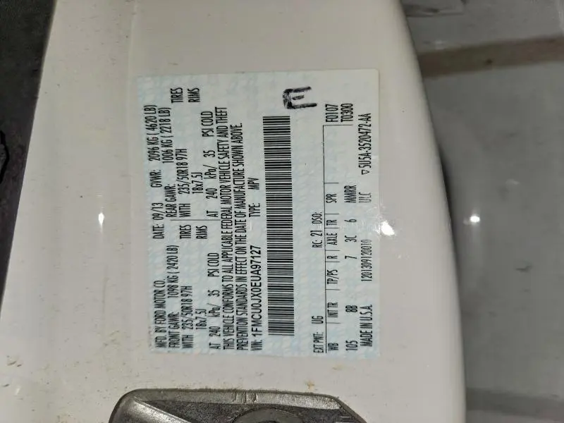 2014 FORD ESCAPE TITANIUM  