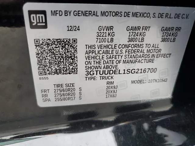 2025 GMC SIERRA K1500 SLT  