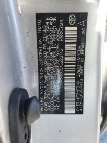 2010 TOYOTA PRIUS 