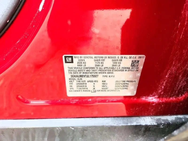 2018 GMC TERRAIN SLE  