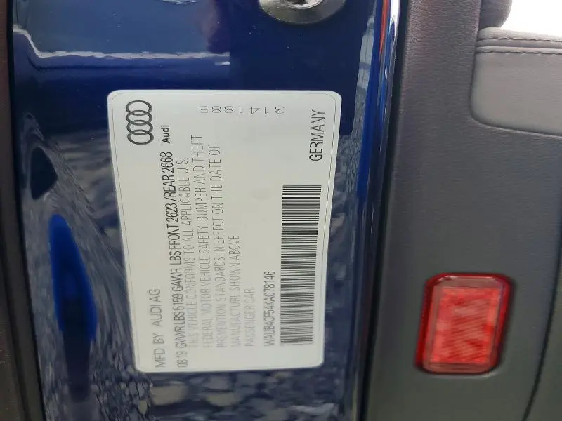 2019 AUDI S5 PREMIUM PLUS  