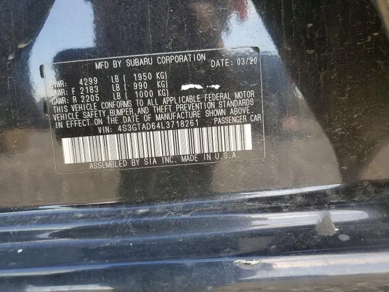 2020 SUBARU IMPREZA PREMIUM  