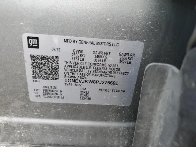 2023 CHEVROLET TRAVERSE RS  