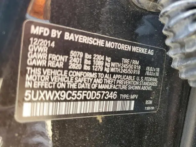 2015 BMW X3 XDRIVE28I  