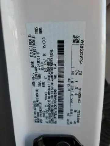 2015 FORD F150 SUPERCREW  