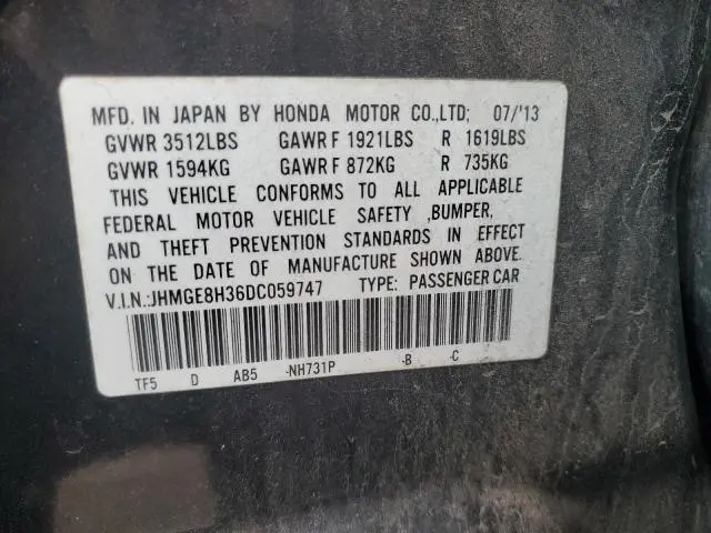 2013 HONDA FIT