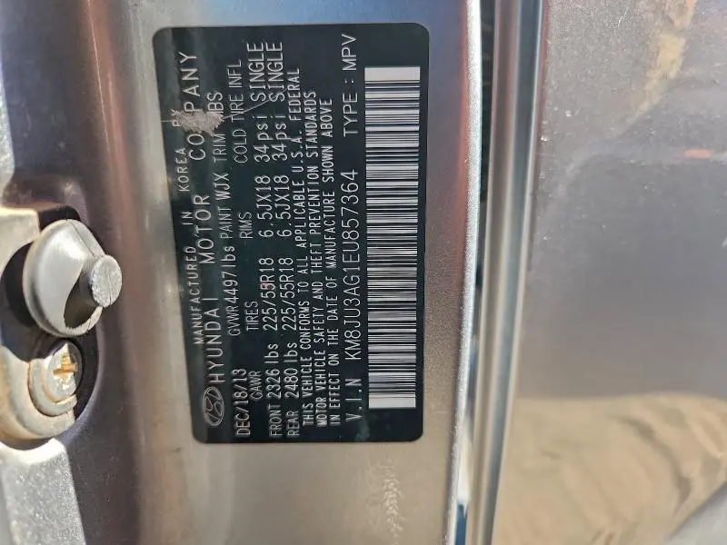 2014 HYUNDAI TUCSON GLS  