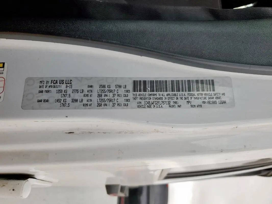 2015 JEEP WRANGLER UNLIMITED RUBICON  