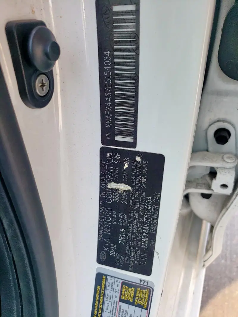 2014 KIA FORTE LX  