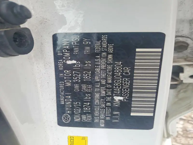 2016 HYUNDAI ACCENT SE  
