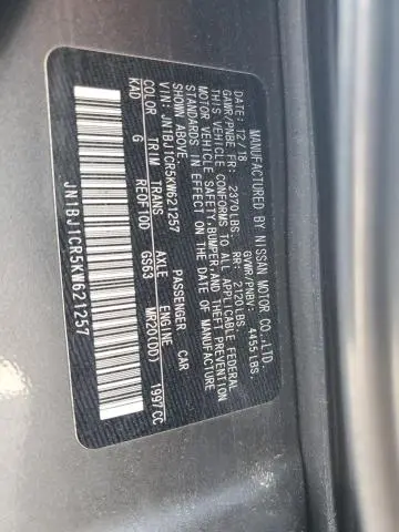 2019 NISSAN ROGUE SPORT S  