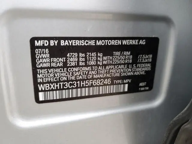 2017 BMW X1 XDRIVE28I  