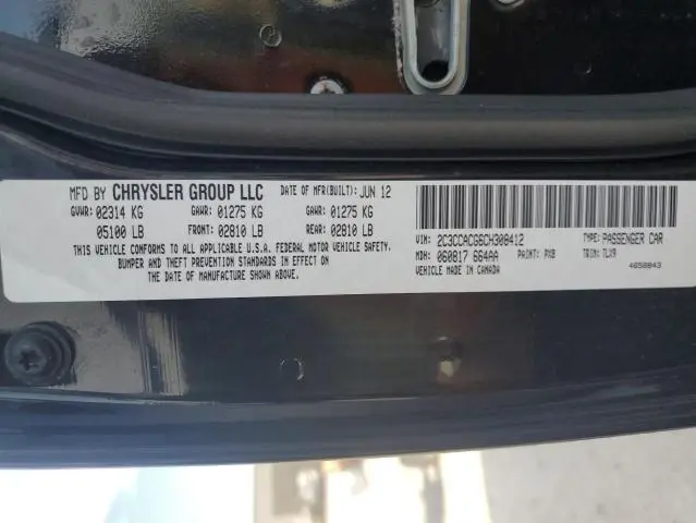 2012 CHRYSLER 300 LIMITED  