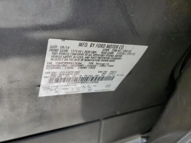 2015 FORD TAURUS LIMITED  